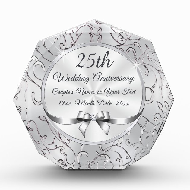 25th wedding anniversary gifts